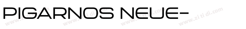 PIGARNOS NEUE字体转换 PIGARNOS NEUE字体转换